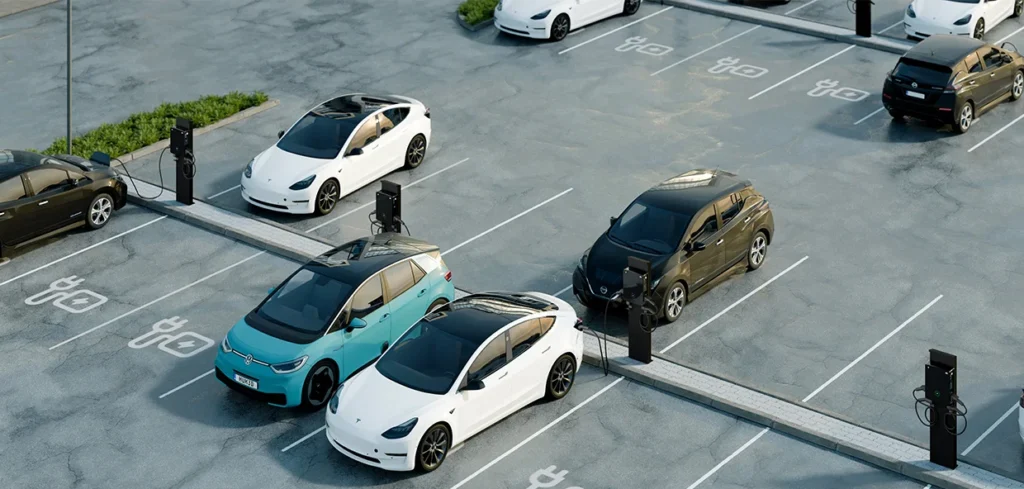 Elektromobilio įkrovimo stotelė daugiabučio parkinge